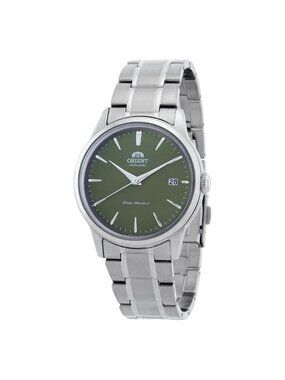 NWT Orient Bambino Automatic Green Dial Watch